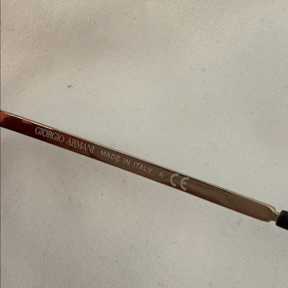 Georgio Armani Round Sunglasses with Floral Patterned Lenses - Picture 3 of 4